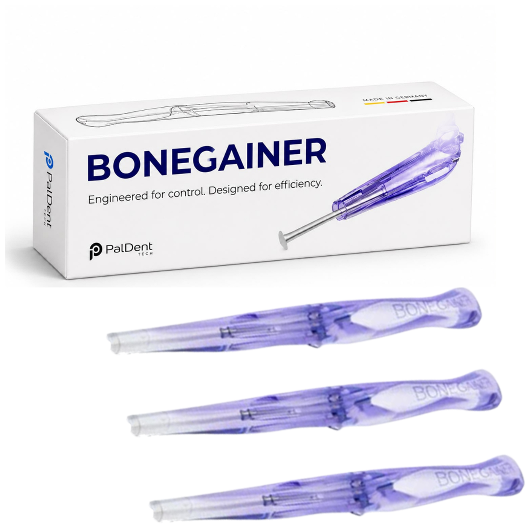 BoneGainer packaging with three instruments